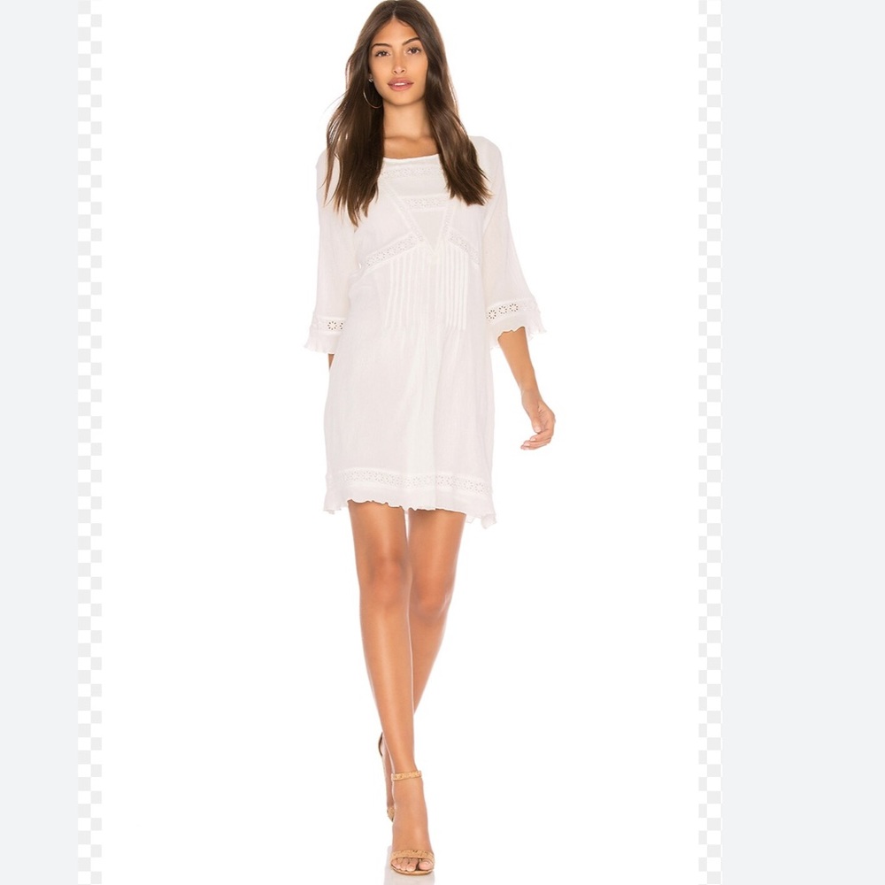 NWT! Sanctuary White Ellie Bohem Dress/Size Medium